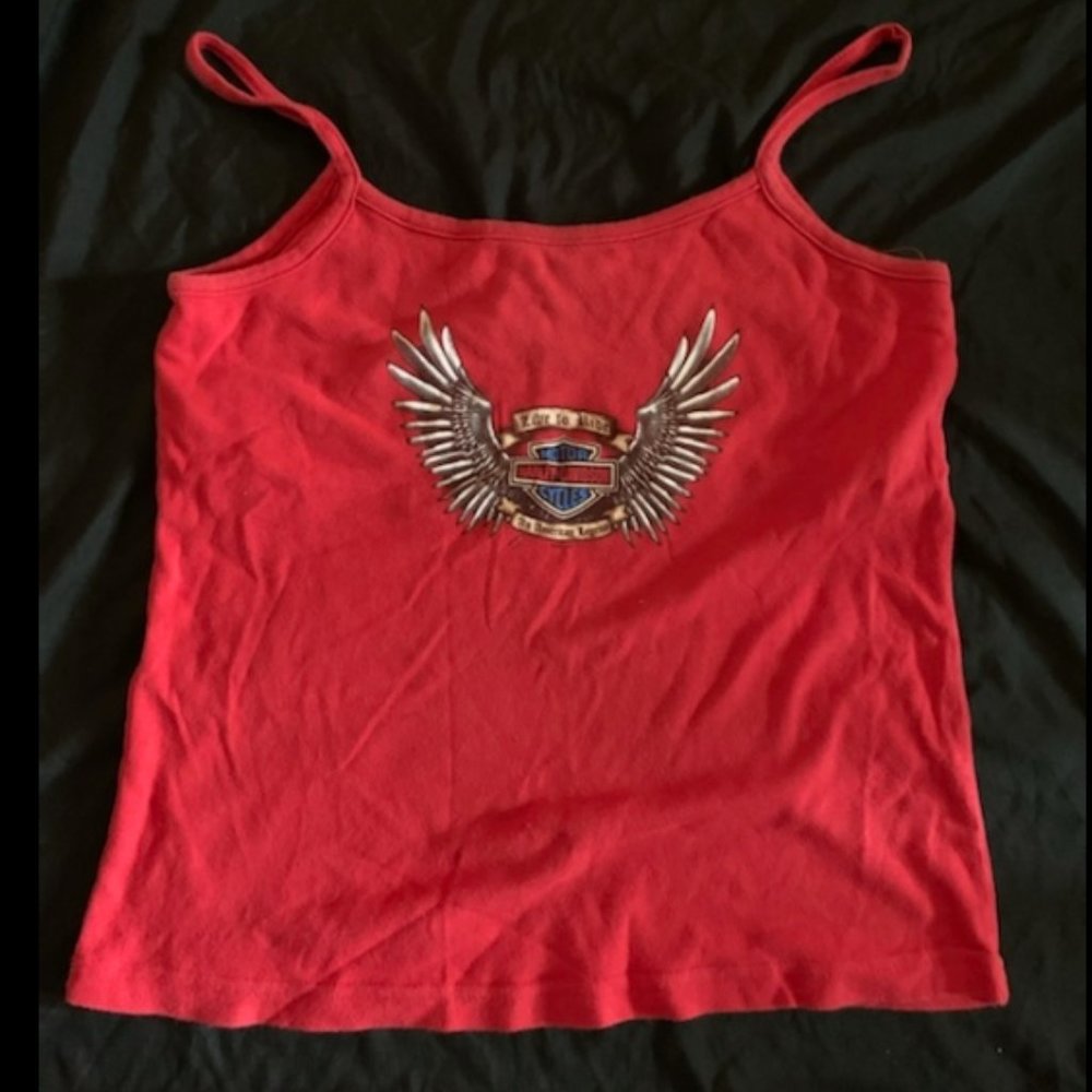 Vintage Harley Davidson Sturgis Spaghetti Strap Shirt